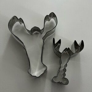 2 Lobster Cookie Cutters